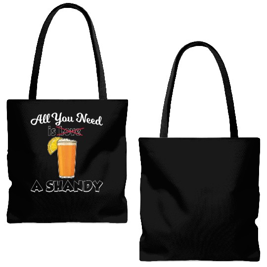 Beer Drink Lemonade All You Need Is A Shandy Tote Bags (AOP)