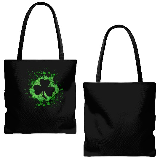 2-Sided Erin Go Bragh Shamrock Celtic Knot And Tote Bags (AOP)