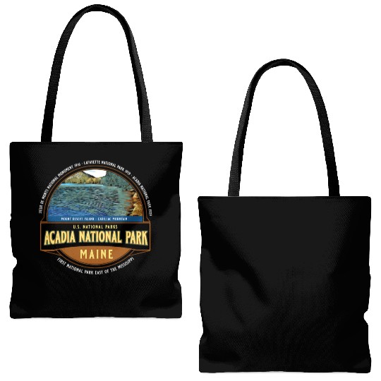 Acadia National Park Maine Vacation Tote Bags (AOP)