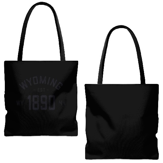 Wyoming Wyoming Wy Usa Tote Bags (AOP)