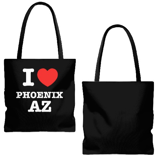 I Heart Phoenix Arizonna Love Tote Bags (AOP)