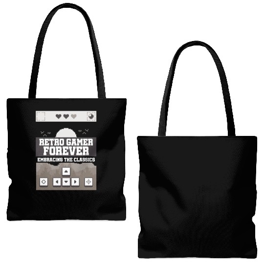 Retro Gamer Forever Embracing the Classic Tote Bags (AOP)