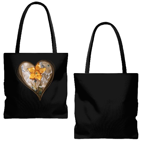 Spring Daffodil Springtime Tote Bags (AOP)