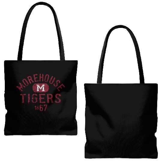 Morehouse Maroon Tigers Vintage 1867 Tote Bags (AOP)