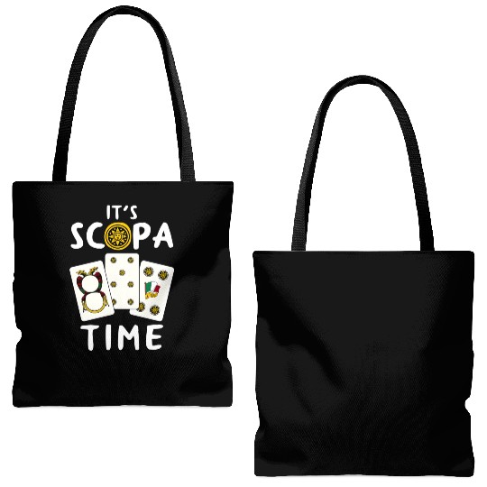 Scopa Italian Card Game Scopa Player Tote Bags (AOP)