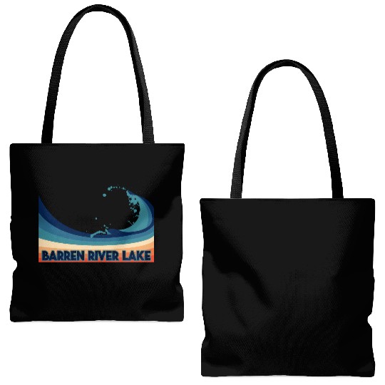 Barren River Lake Kentucky Boating Sailing Fishing Tote Bags (AOP)