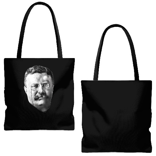 President Teddy Roosevelt Tote Bags (AOP)