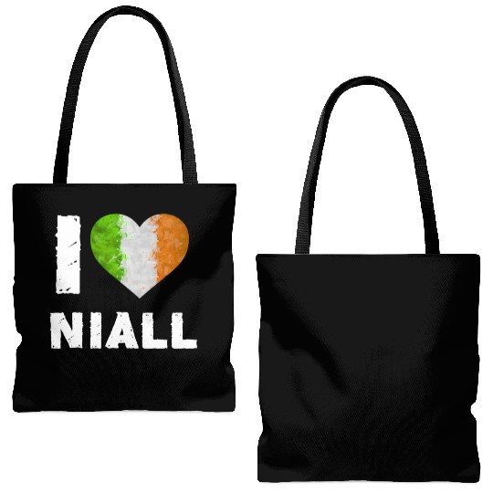 I Love Niall Tote Bags (AOP)