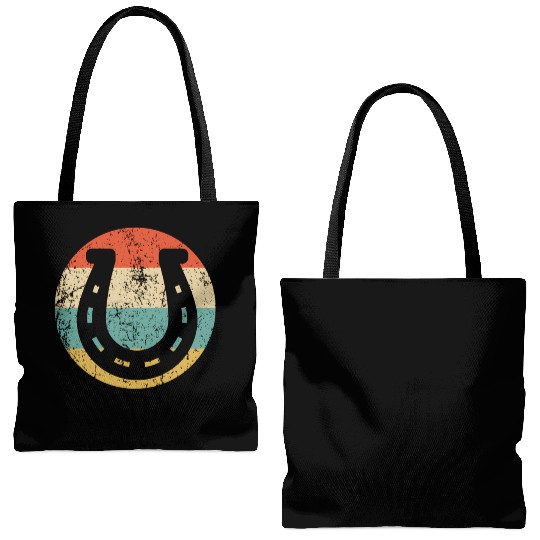 Horseshoe Style Lucky Tote Bags (AOP)