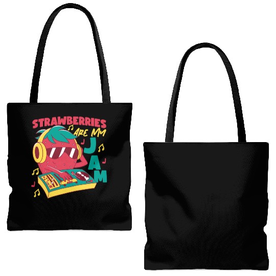 Strawberries Are My Jam Strawberry Tote Bags (AOP)