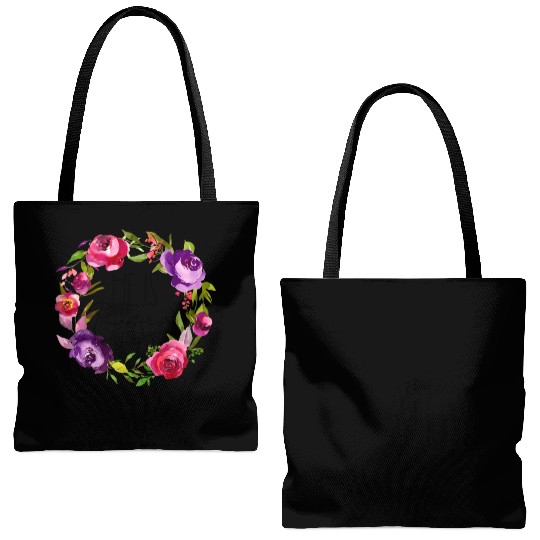 He Is Risen Floral Easter For Christiann Mom Tote Bags (AOP)