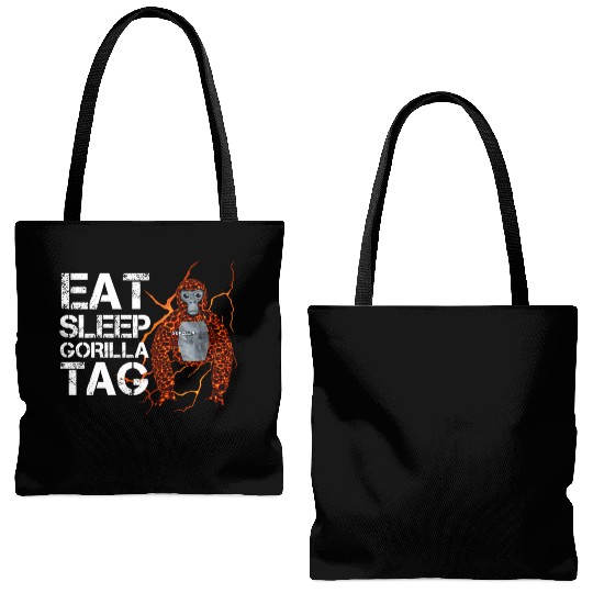 Gorilla Tag Vr Gamer Tote Bags (AOP) For Teen Eat Sleep