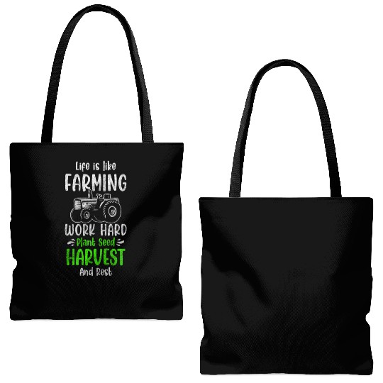 Harvest Field Worker Field Tote Bags (AOP)