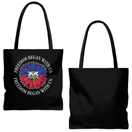 Haiti Heritage Month Freedom Began With Us Tote Bags (AOP)