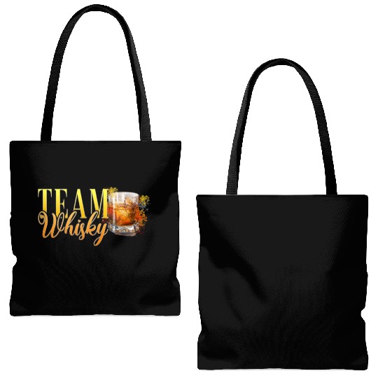 Team Whisky Stag Party Women Bartender Tote Bags (AOP)
