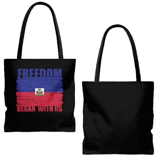 Haiti Heritage Month Freedom Began With Us Proud Tote Bags (AOP)
