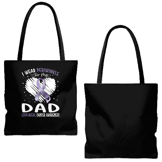 I Wear Periwinkle For My Dad Esophageal Cancer Tote Bags (AOP)