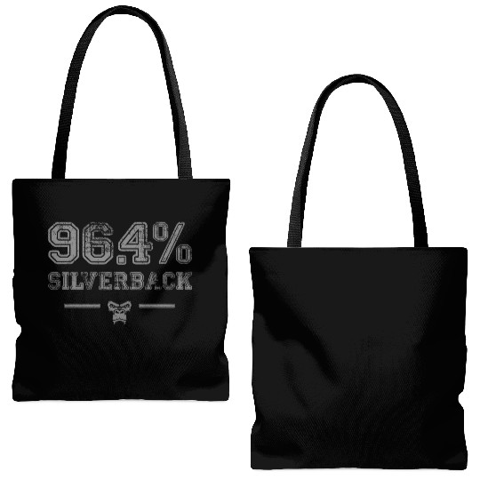 964 Silverback Gorilla Gym Body Building Gym Tote Bags (AOP)