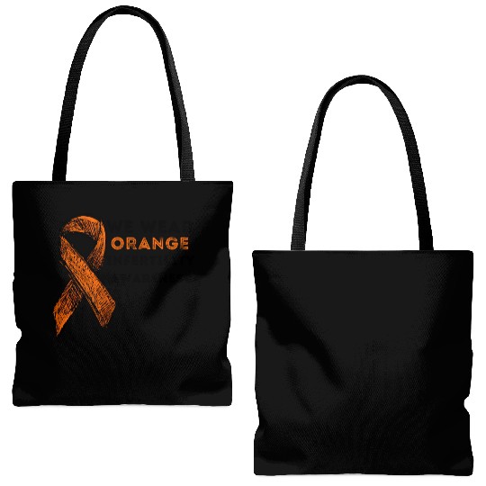 We Wear Orange Infertility Awareness Tote Bags (AOP)