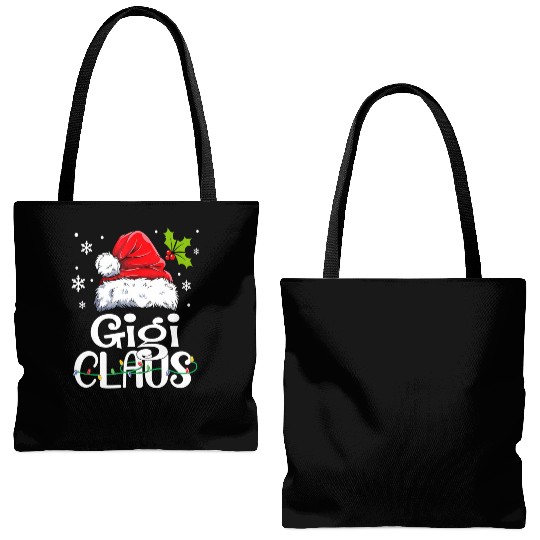 Gigi Claus Family Pj Tote Bags (AOP)