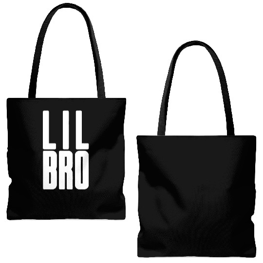 Lil Bro - Siblings Men Kids Adult Fraternity Littl Tote Bags (AOP)
