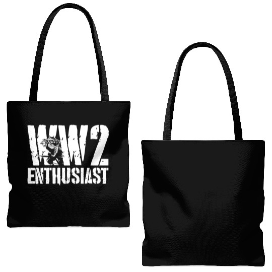 World War 2 WW2 Enthusiast Tote Bags (AOP)