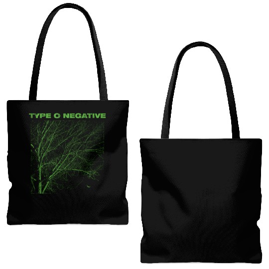 Type O Negative Tree Black Tote Bags (AOP)