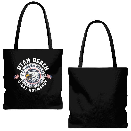 UTAH Beach airborne division 80th anniversary Tote Bags (AOP)