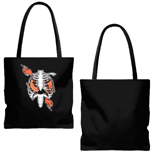 Koi Fish Ribs Aquarist Gift Tote Bags (AOP)