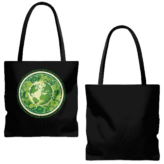 protect our parks and national parks areas Tote Bags (AOP)