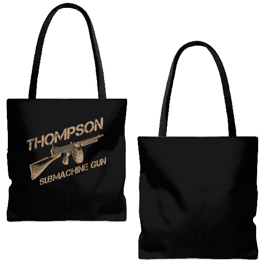 Thompson Submachine Gun | World War 2 Weapon Tote Bags (AOP)