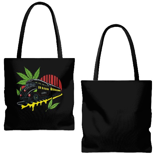 Zion Train Tote Bags (AOP)