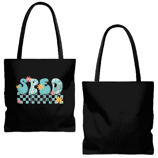 Sped Teacher Tote Bags (AOP)
