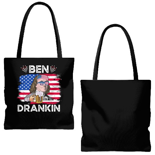 Ben Drankin US President Independence Day Tote Bags (AOP)