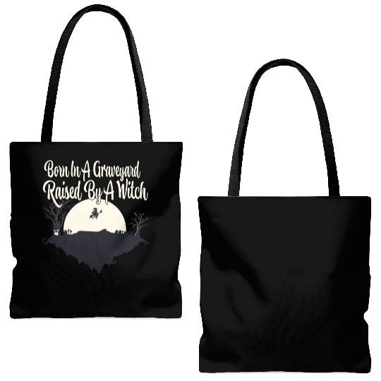 Halloween Witch Ghost Monster Horror Fans Tote Bags (AOP)