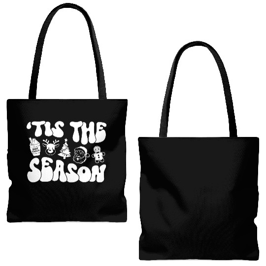 Tis The Season - Christmas Vibes - Cozy Season Tote Bags (AOP)