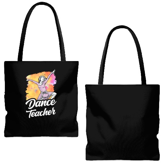 Dance Teacher Class Dancer Dancing Teach Tote Bags (AOP)