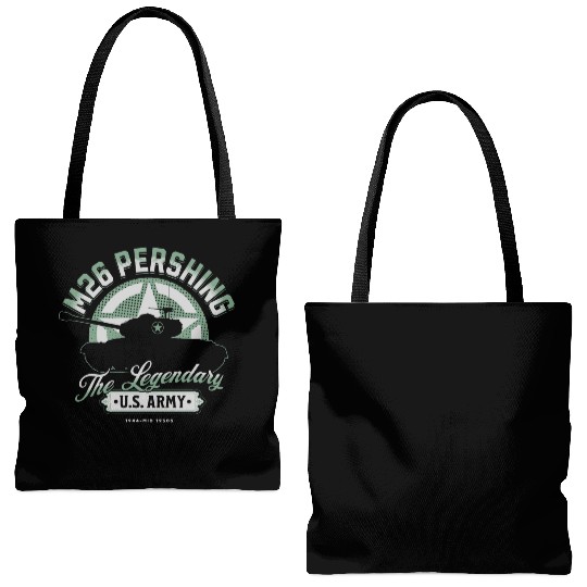 M26 Pershing | World War 2 Tank Tote Bags (AOP)