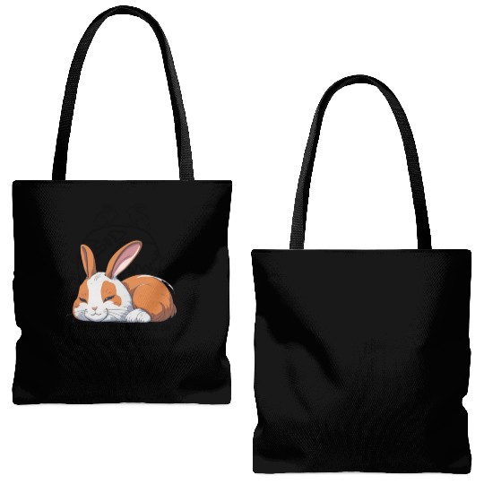 Lonely rabbit Tote Bags (AOP)