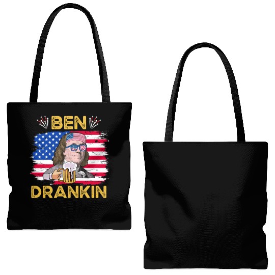 Ben Drankin US President Independence Day Tote Bags (AOP)