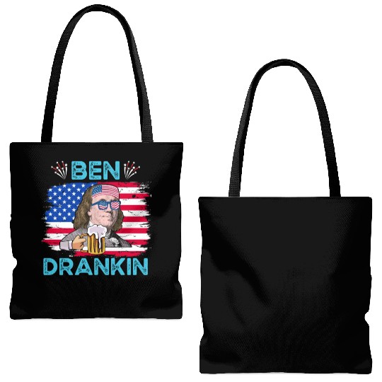 Ben Drankin US President Independence Day Tote Bags (AOP)