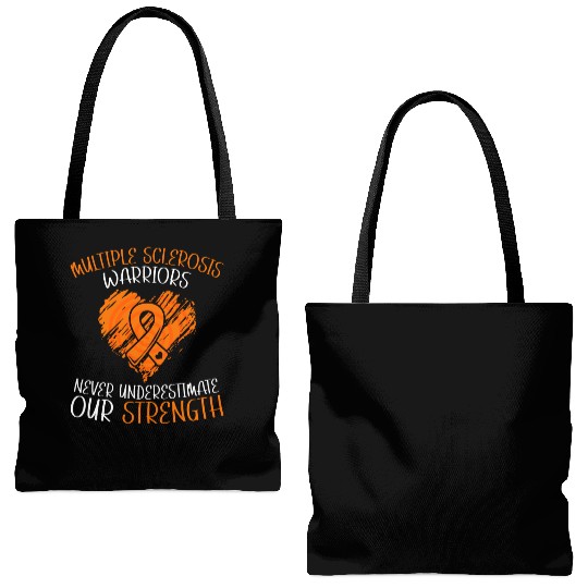 MS Warriors Never Underestimate Our Strength Tote Bags (AOP)