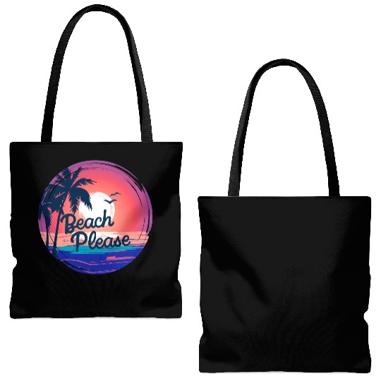 summer beach Tote Bags (AOP)