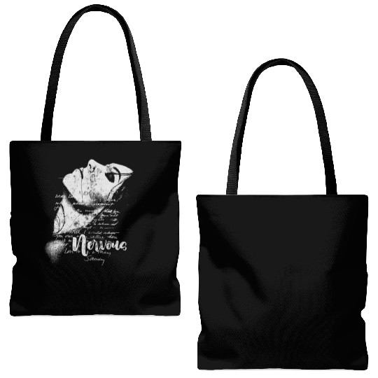 Y2k Aesthetic Grunge - Nervous Tote Bags (AOP)