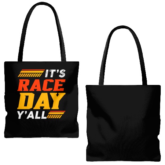 It's Race Day Y'All Tote Bags (AOP)