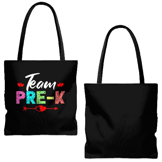 Team Pre K Teacher Tote Bags (AOP)