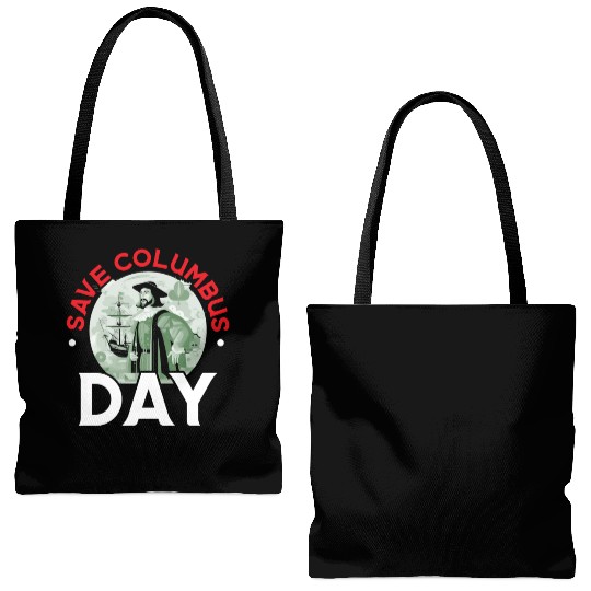 Christopher Columbus Italian American Columbus Day Tote Bags (AOP)