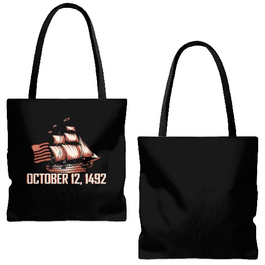 Christopher Columbus Italian American Columbus Day Tote Bags (AOP)