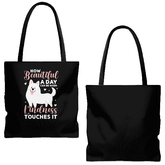 How Beautiful A Day Can Be, Great Pyrenees Tote Bags (AOP)