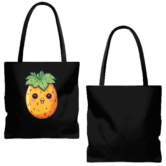Papaya kawaii Tote Bags (AOP)